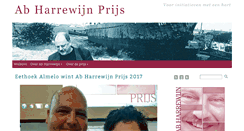 Desktop Screenshot of abharrewijnprijs.nl