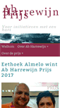 Mobile Screenshot of abharrewijnprijs.nl
